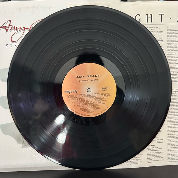 AMY GRANT 'Straight Ahead' Vinyl LP Record 1984 MSB6757 - Picture 4 of 10